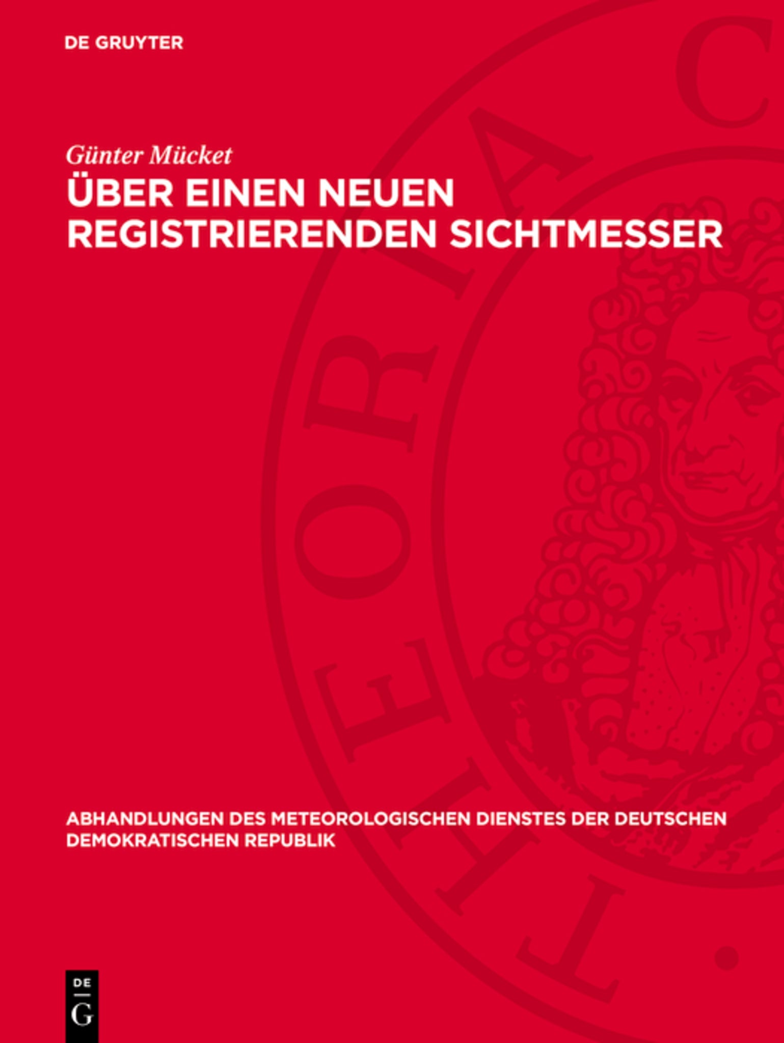 Über einen neuen registrierenden Sichtmesser
